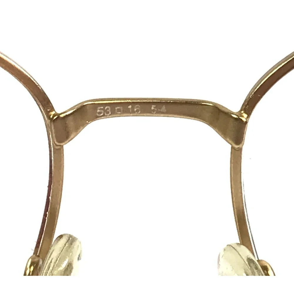 Vintage Gucci Eyeglasses Frames GG2299 LU4 Gold Pink Tortoise Square 53-16-130